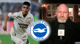 Piero Quispe interesa al Brighton de la Premier League, confirmó Christian Martin