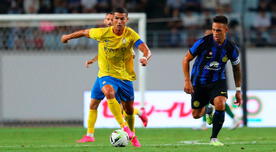 Al Nassr con Cristiano Ronaldo igualó 1-1 con Inter en partido amistoso