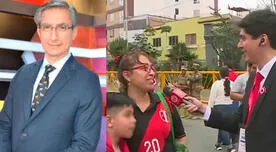 Peruana trolea a reportero de América y afirma que es hijo de Federico Salazar: "Qué guapo"