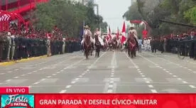 Parada Militar Perú 2023: presentadora comete terrible error al anunciar los caballos de paso