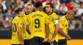 Borussia Dortmund remontó 3-2 a Manchester United y se quedó con el amistoso internacional