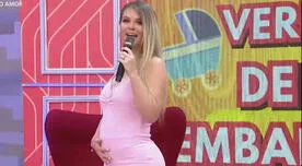 Brunella Horna aparece en "América Hoy" y da detalles de su avanzado embarazo