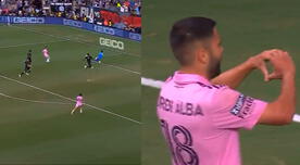Jordi Alba marcó su primer gol con Inter Miami y puso el 3-0 ante Philadelphia - VIDEO
