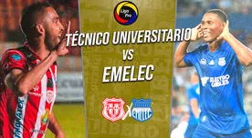 Emelec vs. Técnico Universitario EN VIVO por Liga Pro: horarios, TV y dónde ver