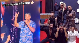 Romeo Santos hace la señal del "Team Infierno" y 'enloquece' a fans en concierto