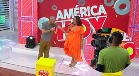 Dayanita revela su 'embarazo' en "América hoy" y señala que camarógrafo es el padre