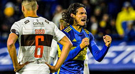 Boca Juniors ganó 3-1 a Platense con gol de Cavani en la Copa de Liga Profesional