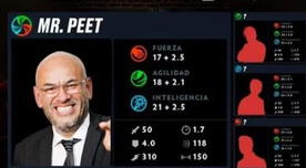 ¿Mr. Peet streamer de Dota 2? Comentarista deportivo apareció en transmisión online del juego