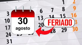 Feriado del 30 de agosto: ¿Qué se celebra y cuánto me deben pagar si trabajo ese día?