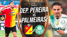 Deportivo Pereira vs. Palmeiras EN VIVO Copa Libertadores HOY: horarios, TV y dónde ver