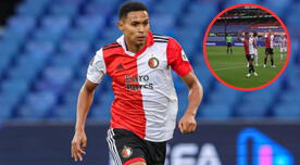 ¡De '9'! Marcos López anticipó al arquero y anotó golazo con Feyenoord - VIDEO