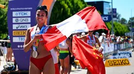 ¡Orgullo nacional! Kimberly García ganó medalla de plata en Mundial de Atletismo