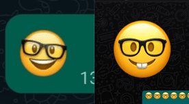 WhatsApp y la GUÍA para obtener el nuevo diseño del emoji 'nerd face'