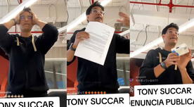 Tony Succar hace fuerte denuncia contra Claro y transmite en vivo todo su reclamo en local