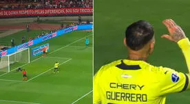 Paolo Guerrero anotó golazo de penal y provocó a hinchas de Sao Paulo con celebración - VIDEO