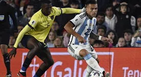 Ecuador perdió 1-0 ante Argentina por el inicio de las Eliminatorias al Mundial 2026