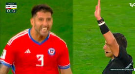 Guillermo Maripán puso el 1-0 de Chile sobre Colombia, pero el árbitro lo anuló