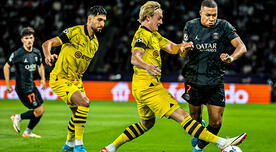 PSG vs. Dortmund por la Champions League: resultado y goles con Mbappé