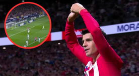 Álvaro Morata anotó golazo de cabeza y puso el 1-0 del Atlético ante Real Madrid - VIDEO