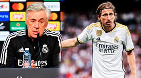 Carlo Ancelotti reveló por qué Luka Modric no jugó los últimos dos partidos del Real Madrid