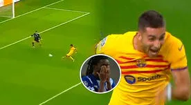 Porto cometió terrible error en salida y Ferrán Torres anotó el 1-0 del Barcelona