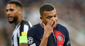 Con Mbappé, PSG fue humillado por Newcastle y perdió 4-1 en la Champions League