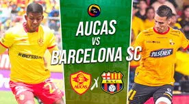 Barcelona SC vs. Aucas EN VIVO por GolTV: horario y en qué canal ver LigaPro de Ecuador