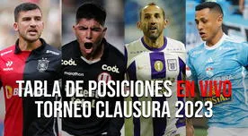 Tabla de posiciones del Clausura 2023 EN VIVO: resultados y cómo terminó la fecha 17