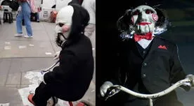 "Saw" llega a Perú y deja ver a su marioneta paseando por Puente Santa Anita