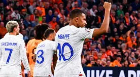 Con doblete de Mbappé, Francia venció 2-1 a Países Bajos y clasificó a la Euro 2024