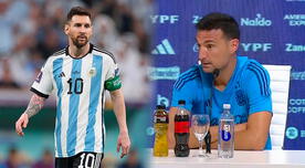Scaloni terminó con la polémica sobre la posible ausencia de Messi en el Perú vs Argentina