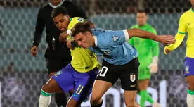 Marcador final de Uruguay vs Brasil por Eliminatorias 2026
