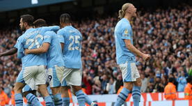 Manchester City ganó 2-1 a Brighton con goles de Julián Álvarez y Haaland