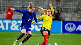 Estados Unidos y Colombia empataron sin goles en partido amistoso femenino