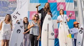 Sofía Mulánovich apoya aparición de nuevos valores del surf peruano en Circuito Interescolar
