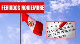 Feriados noviembre 2023 en Perú: ¿Cuántos días de descanso tiene este mes?