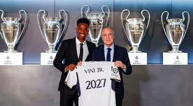Vinicius Jr. renovó oficialmente con Real Madrid hasta la temporada 2027