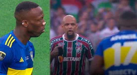 Felipe Melo encaró a Luis Advíncula en pleno Boca vs. Fluminense: "Conmigo"
