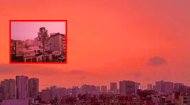 ¿Por qué el cielo se pintó de color rojo en Lima? Esto dijo el Senamhi