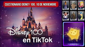 Cuestionario Disney 100 HOY, 10 de noviembre: respuestas del reto viral en TikTok