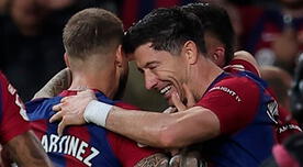 Con dos goles de Robert Lewandowski: Barcelona ganó 2-1 al Alavés por LaLiga EA Sports