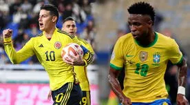 ¿A qué hora juega Colombia vs. Brasil EN VIVO y qué canal pasa partido de Eliminatorias?