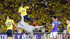 ¿Cómo quedó el partido Colombia vs. Brasil por las Eliminatorias Sudamericanas 2026?