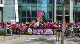 ¡Banderazo, vinotinto! Hinchas de Venezuela alientan a su selección a horas del partido con Perú