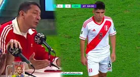 Galván criticó sin rodeos a Piero Quispe tras verlo en el Perú vs. Venezuela: "Se lo comieron"