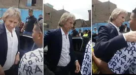 Ricardo Gareca desató la euforia de los hinchas tras llegar al Estadio Alberto Gallardo - VIDEO