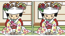 Prueba visual: concéntrate y encuentra las 3 diferencias entre las mujeres japonesas