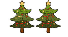 Busca las 4 diferencias del árbol y disfruta de la Navidad 2023 triunfando en el reto