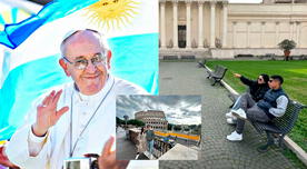 Piero Quispe y Cielo Berrios recibieron la bendición del Papa y compartieron imágenes del momento