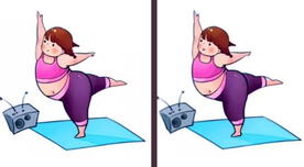 Si tienes BUEN OJO, podrás encontrar las tres diferencias entre las mujeres practicando yoga